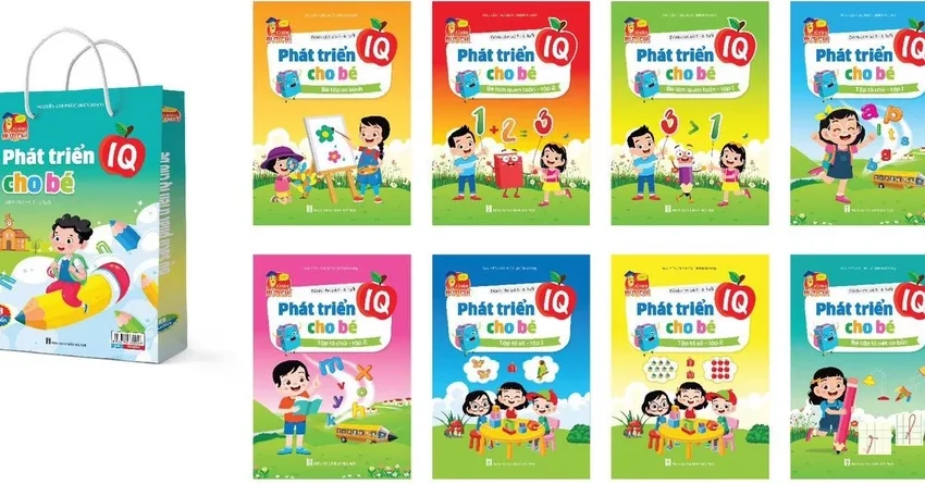  Phát triển IQ cho bé (8 quyển)