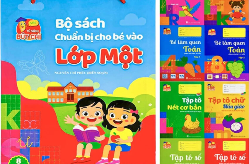  Bộ sách chuẩn bị cho bé vào lớp một (8 quyển)